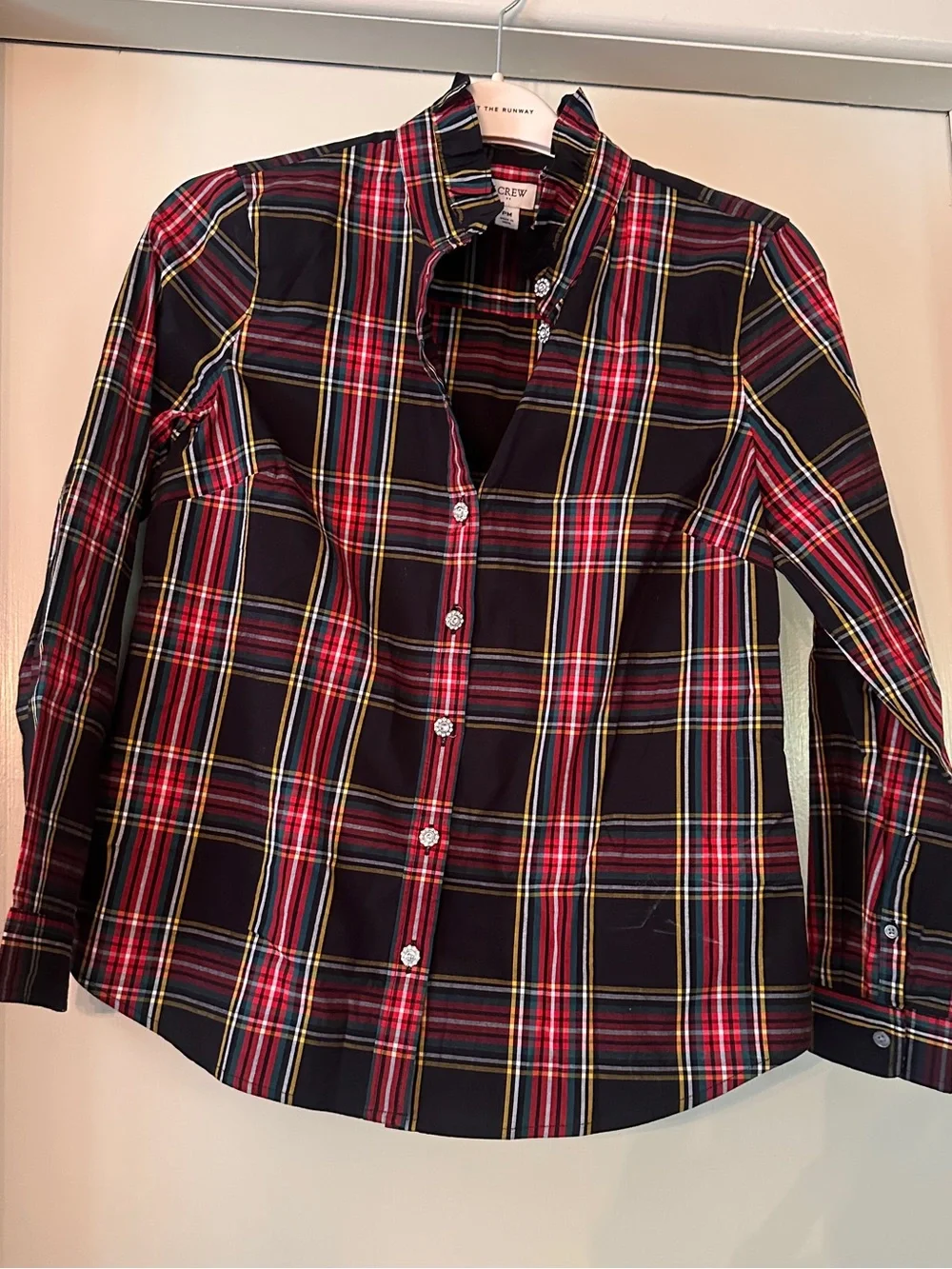 J.Crew Women's Plaid Button Down Shirt